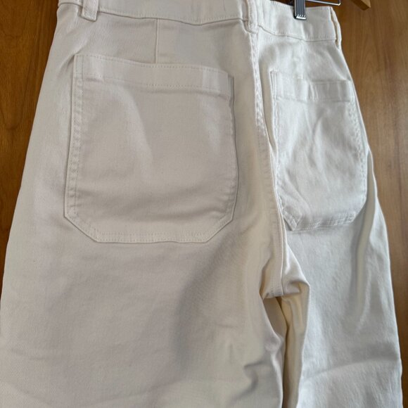 Everlane The Utility Barrel Pant Bone White - Picture 5 of 7